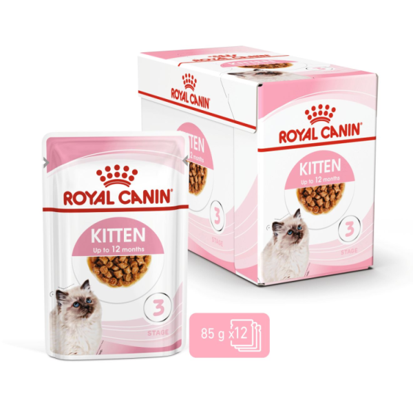 Feline Health Nutrition Kitten Gravy (Wet Food - Pouches) 12 x 85 g