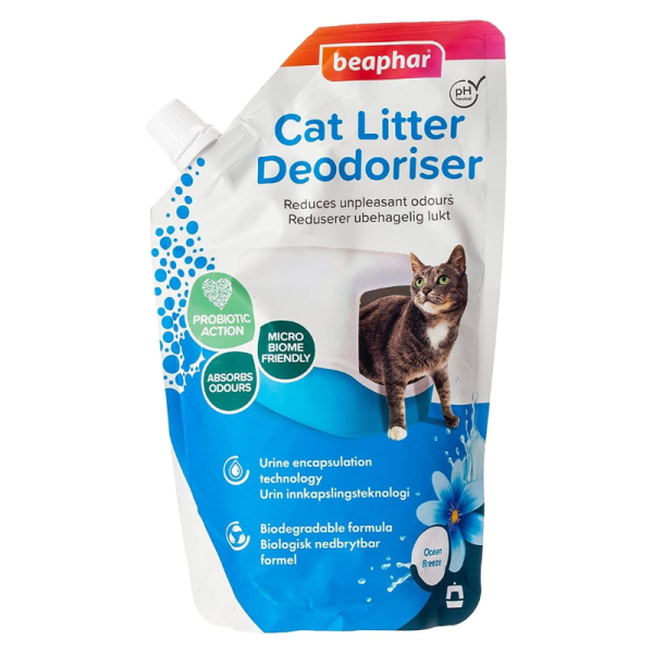 Beaphar Cat Litter Deodorizer – Ocean Breeze 400gm