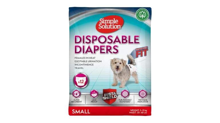 Simple Solution Small Diapers (38-48cm) for Female Dogs (5-11kg) 12 per pack