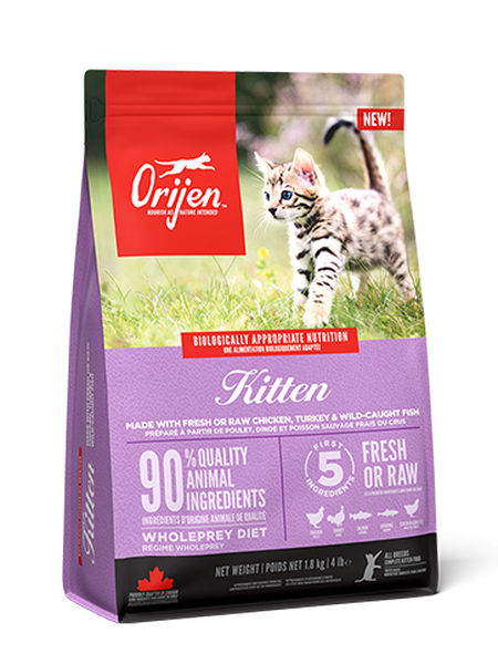Orijen Kitten Dry Food 1.8kg | Grain-Free High-Protein Cat Food