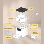 Aclium Automatic Pet Feeder – Airtight, Programmable, for Cats & Dogs