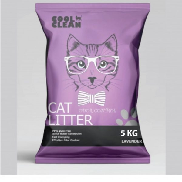 Cool Clean Odor Control Clumping Cat Litter Lavender Scent