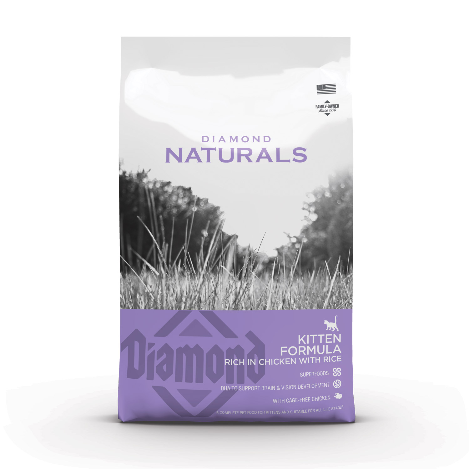 Diamond Naturals Kitten Chicken & Rice Formula 1kg - Petopia