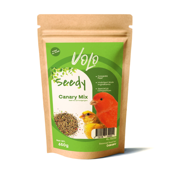 Volo Seedy Canary Mix 650g – Natural and Balanced Seed Blend for Canaries