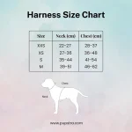 Pupstra Adjustable Harness XS baby blue for small dogs