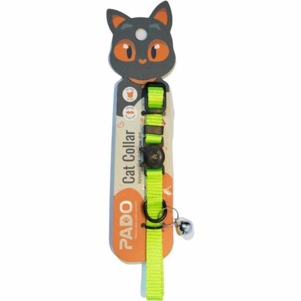 Pado Cat Collar 72 adjustable 10mm x 18-28cm with bell and quick-release buckle