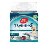 Simple Solution Premium Dog and Puppy Training Pads – Pack of 30, 23x24 inches, 6-layer absorbent pads for effective house training.