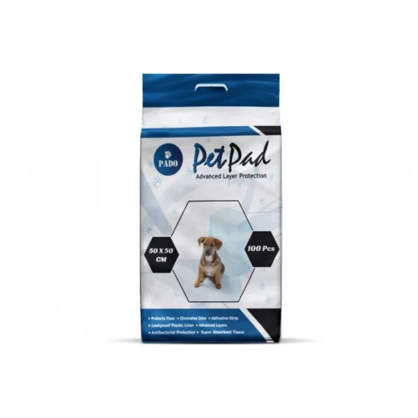 Pado Pet Pad Advanced Layer Protection - 60x60cm, 40 Count