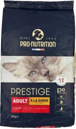 Pro Nutrition Prestige Cat Adult Turkey 10Kg – Balanced adult cat food