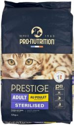 Pro Nutrition Prestige Cat Adult Sterilised Chicken 10Kg – Sterilised cat food