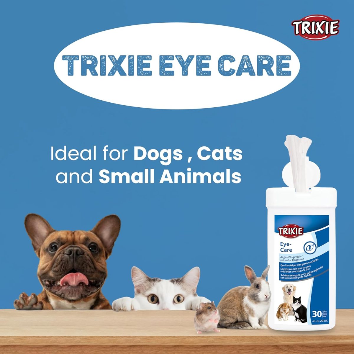 Trixie Eye Care Wipes for Dogs & Cats 30pcs