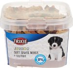Trixie Junior Soft Snack Bones with Calcium Dog Treats – 140g