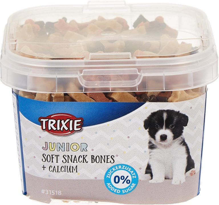 Trixie Junior Soft Snack Bones with Calcium Dog Treats – 140g