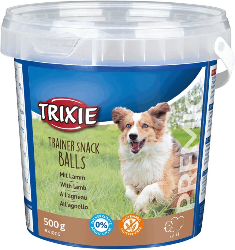 Trixie Premio Trainer Snack Lamb Balls Dog Treats 500g – High-Protein Training Rewards