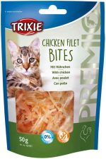 Trixie Premio Bites Chicken Fillets Cat Treats 50g – High-Protein, Grain-Free Snack