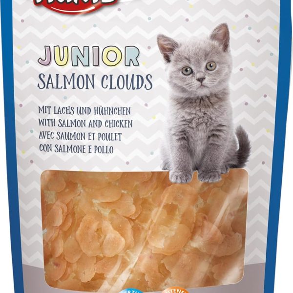 Trixie Junior Salmon Clouds Cat Treats 40g – Soft, Gluten-Free Snacks for Kittens