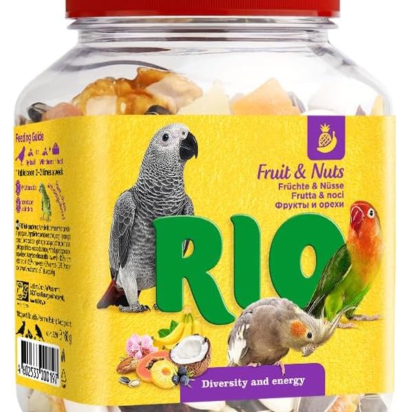 RIO Fruit & Nuts Mix Natural Treats for Birds 160g
