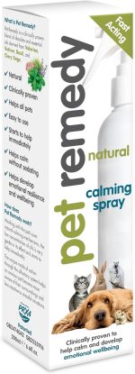 Pet Remedy Calming Spray 200 ml bottle for pet stress relief