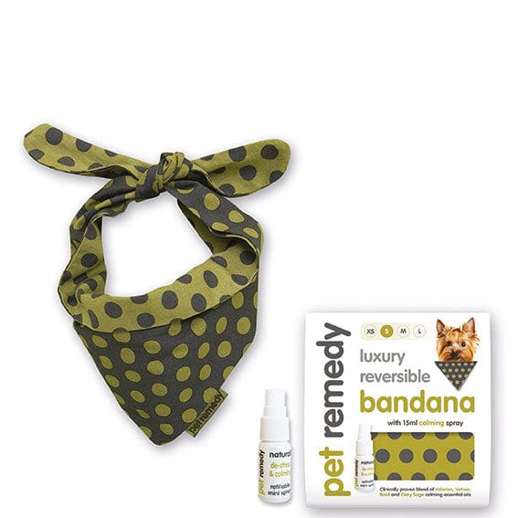 Pet Remedy Bandana Calming Kit Small with calming spray for pets