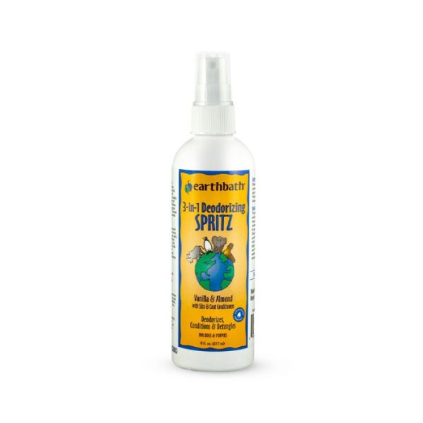 Earthbath Vanilla Almond Dog Spritz 8oz – Deodorizer & Conditioner