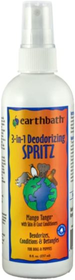 Earthbath Mango Tango Dog Spritz 8oz – Deodorizing & Conditioning Spray