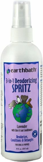 Earthbath Lavender Dog Spritz 8oz – Natural Deodorizing & Conditioning Spray