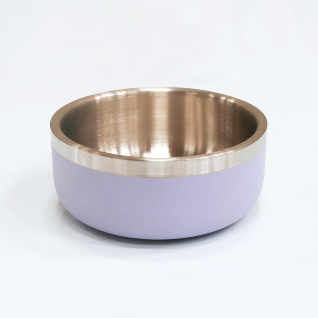 Saluki Stainless Steel Double Wall Dog Bowl – 350ml