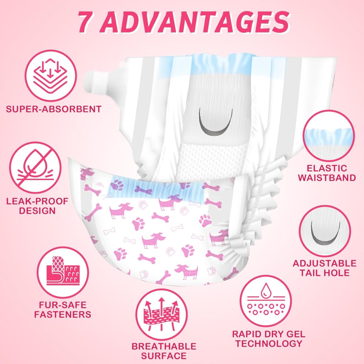 female dog diapers