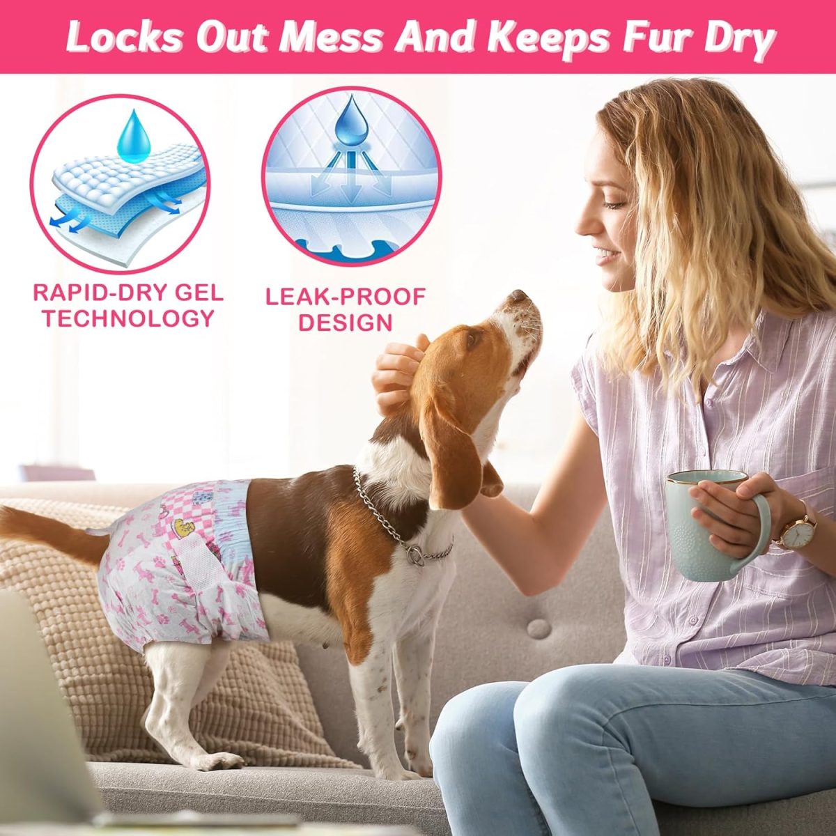 female dog diapers