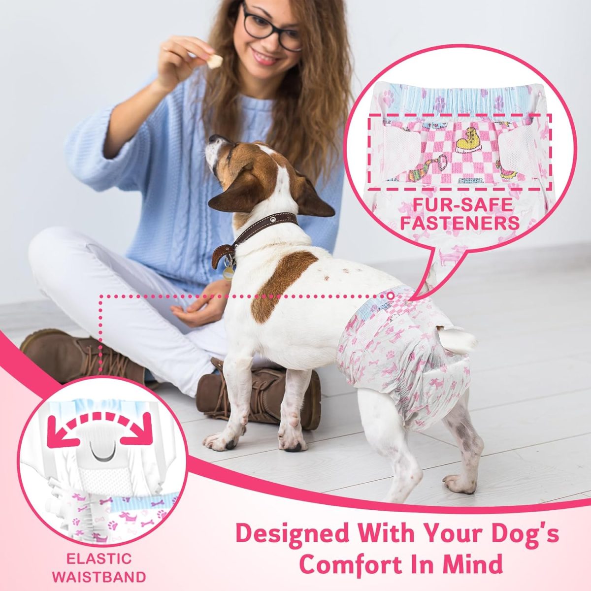 female dog diapers