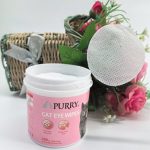 Purry Eye Wipes for Cats 100ct Tear Stain Remover & Eye Care
