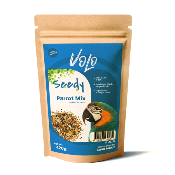 Volo Seedy Parrot Mix Bird Food 420g – Nutritious Seed Blend
