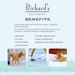 Synergy Labs Richard's Organics Carpet & Upholstery Stain Remover 946ml – Natural Enzyme Cleaner