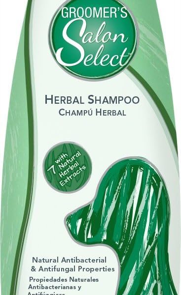 Synergy Labs Groomer's Salon Select Herbal Shampoo 544ml – Natural Relief for Dogs & Cats