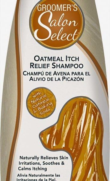 Synergy Labs Groomer's Salon Select Oatmeal Itch Relief Shampoo 544ml – Soothes Dry, Itchy Skin