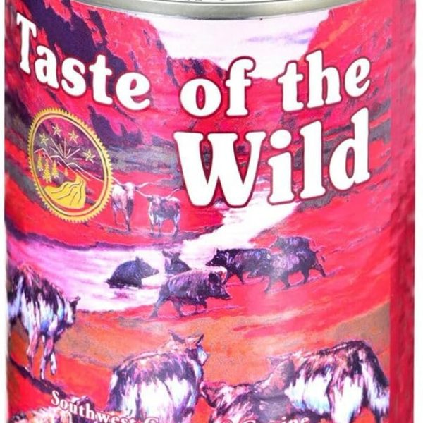 Taste of the Wild Southwest Canyon Wet Dog Food – 390g Can