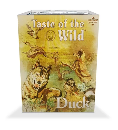Taste of the Wild Duck Wet Dog Food with Fruit & Vegetables 390g Tray – Grain-Free, High Protein