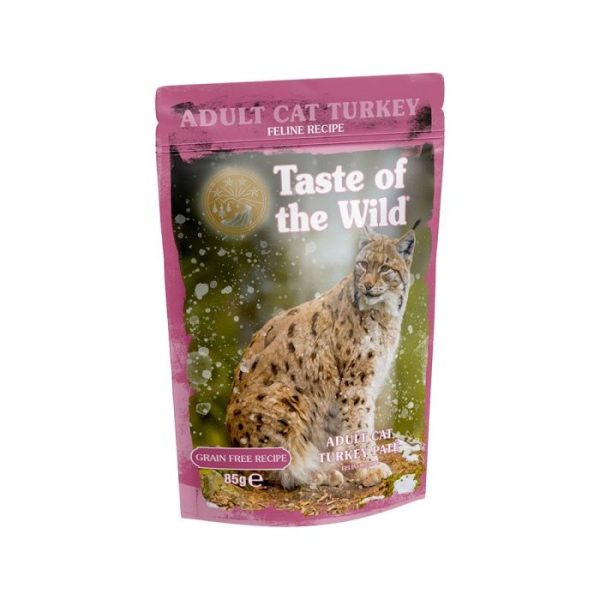 Taste of the Wild Adult Cat Turkey Paté 85g – Grain-Free Wet Food