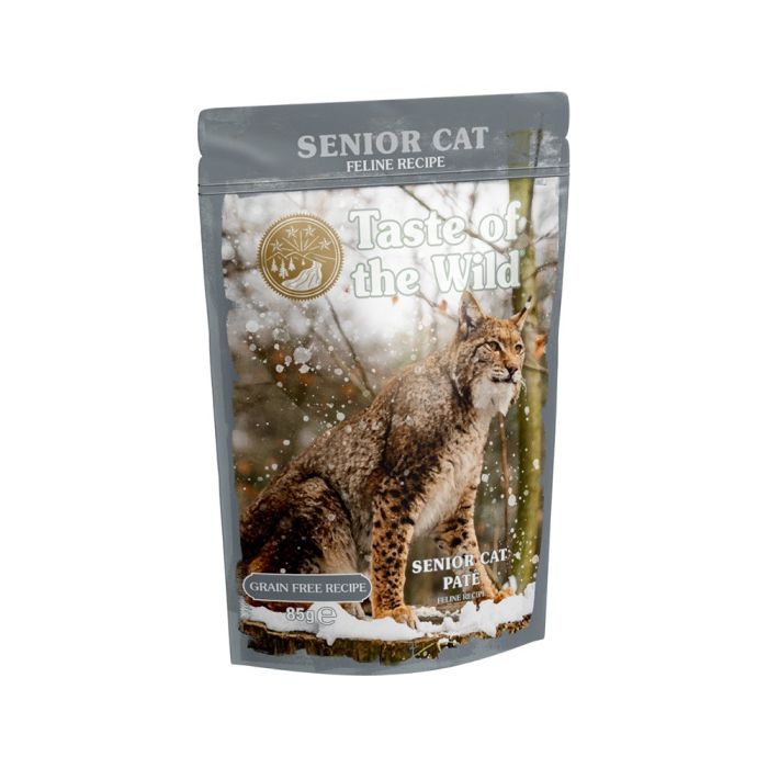 Taste of the Wild Senior Cat Paté 85g – Grain-Free Wet Food