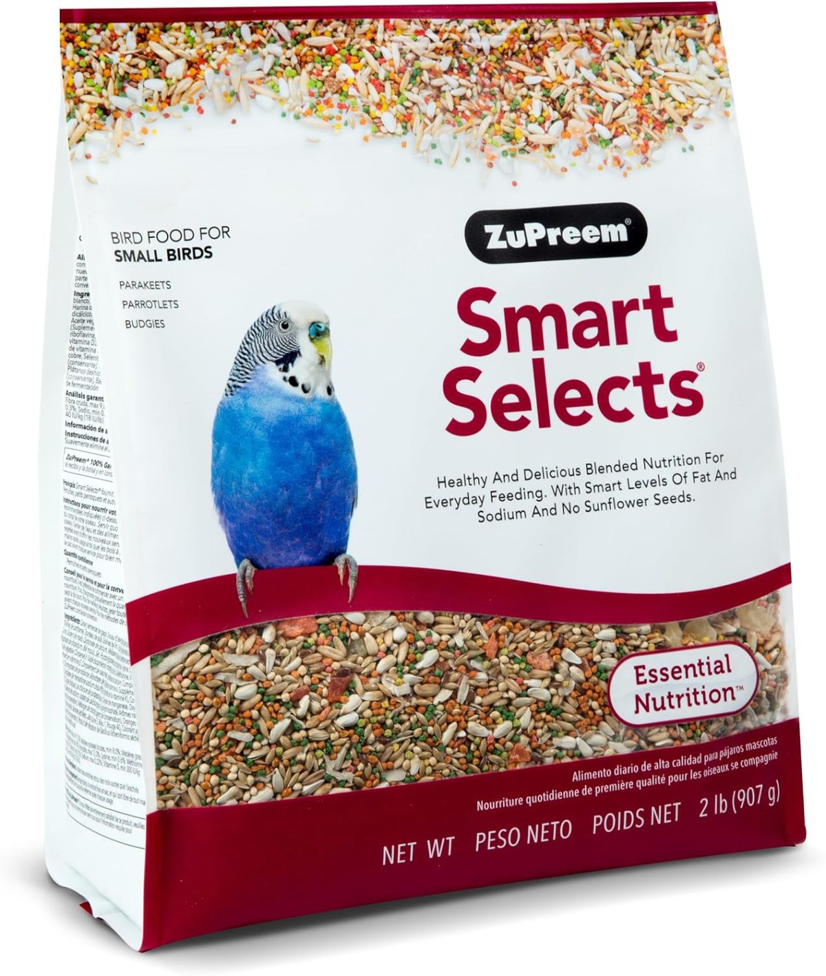 ZuPreem Smart Selects Parakeets 2lb – Premium Bird Food
