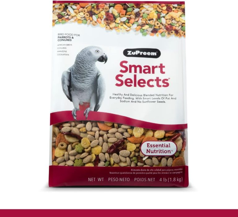 ZuPreem Smart Selects Parrots & Conures 4lb – Premium Bird Food