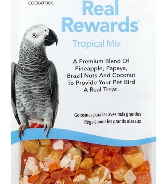 Parrot Treats Tropical Mix – Real Reward Large Parrot 170g