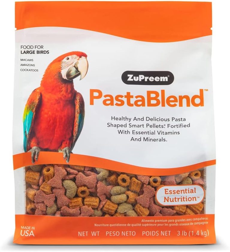PastaBlend Large Parrot Food 3lb for feather health and immunity
