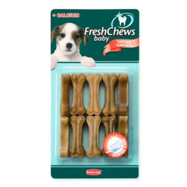 Padovan Fresh Chews Baby 5cm 90g 10pc – Natural Small Pet Chews