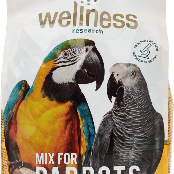 Padovan Wellness Parrots 2.5kg Pack | Premium Bird Food for Parrots