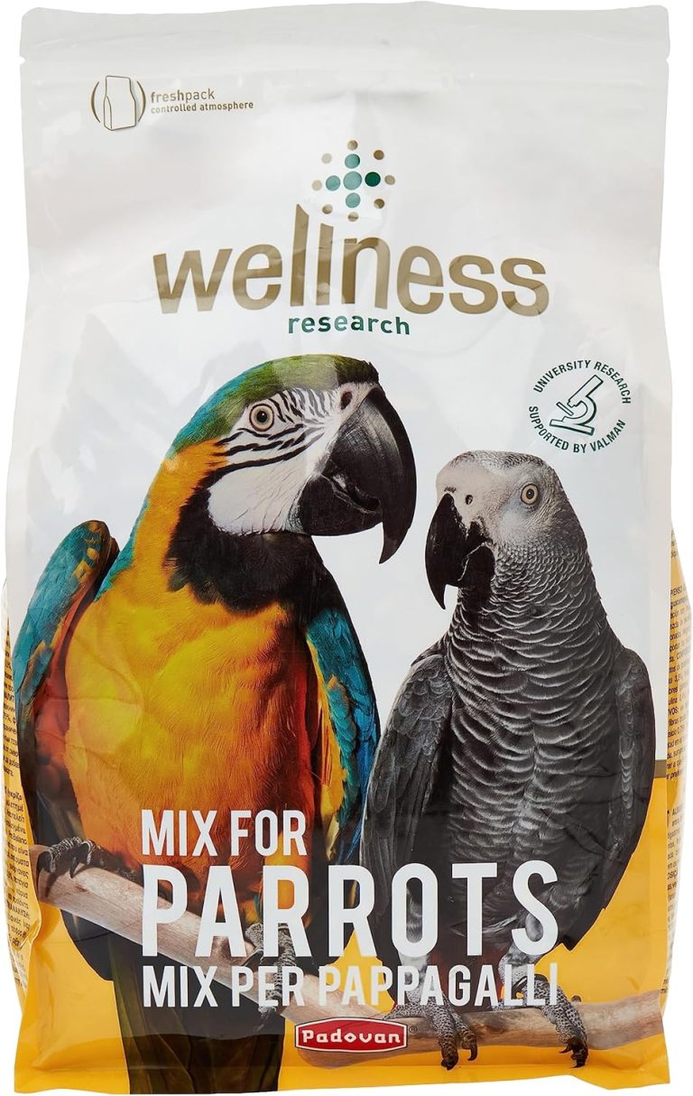 Padovan Wellness Parrots 2.5kg Pack | Premium Bird Food for Parrots