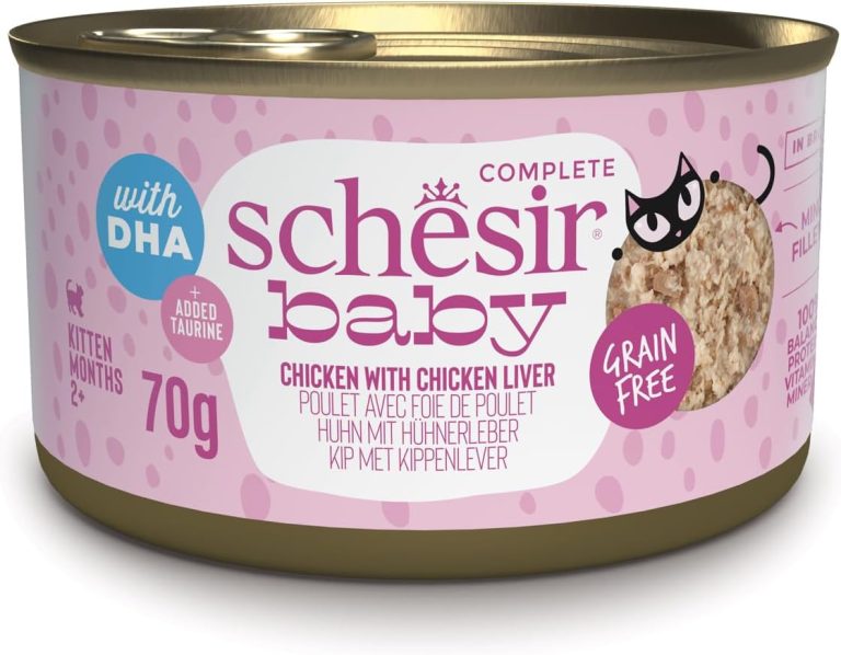 Schesir Baby Kitten Wholefood Chicken With Chicken Liver 70g - Wet food for kittens