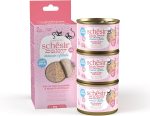 Schesir Baby Cat Can Multipack Mousse & Fillets - Chicken With Salmon & Chicken Liver 165g