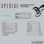 Schesir Special Mousse Cat Food - Salmon with Chicken 70g, supports skin and coat health with Omega 3 and 6 in a creamy texture.