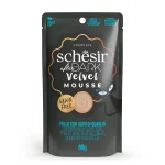 Schesir Velvet Mousse Cat Chicken With Quail Egg 80g